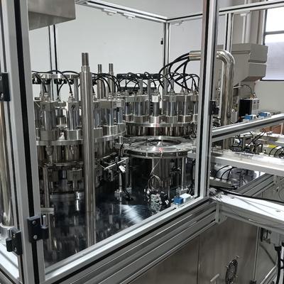 अच्छी कीमत Single Pull Ring Cap Assembly Machine 4500-16000pcs/hr PLC Control ऑनलाइन