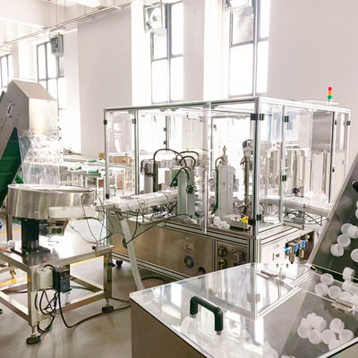 Washing Liquid Cap Assembly Of PLC Control System And Touch Screen HMI Operation