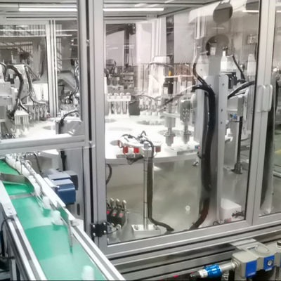 Automatic Jelly Cap Assembly Machine with Servo Motor + Reducer Unit, PLC Control System, and Touch Screen HMI for High Accuracy