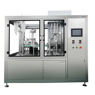 Automatic IV Bag Spike Ports and Injection Ports Assembly Machine with PLC Control System and Stainless Steel Construction for 8000-15000pcs/hr Production