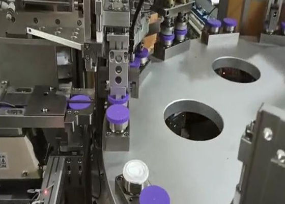 अच्छी कीमत शक्ति 500W स्वचालित रैखिक पेंच कैपिंग मशीन चांदी रंग ऑनलाइन