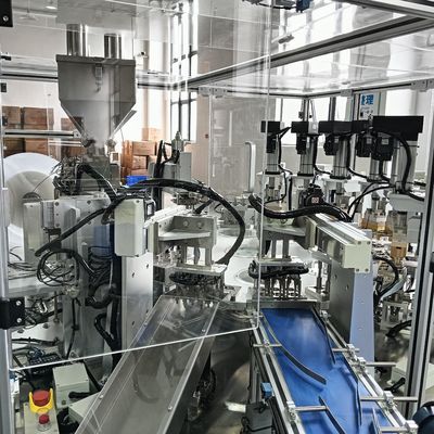 अच्छी कीमत उच्च भरने की सटीकता और स्थिर प्रदर्शन के साथ गैर मानक स्वचालित नमी प्रतिरोधी टोपी भरने की मशीन ऑनलाइन