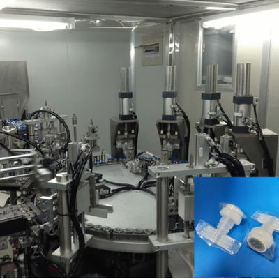 अच्छी कीमत ISO 9001 Certified Medical Product Assembly Machine for IV Soft Bag Caps Welding with 220V Voltage and 99% Qualified Rate ऑनलाइन