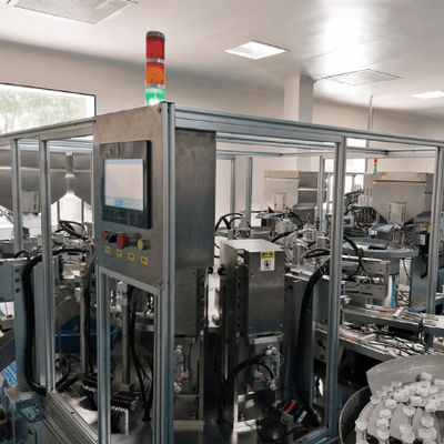 अच्छी कीमत Automatic IV Infusion Peel-foil Cap Assembly Machine with 4000-12000 Caps per Hour and 99% Qualified Rate ऑनलाइन